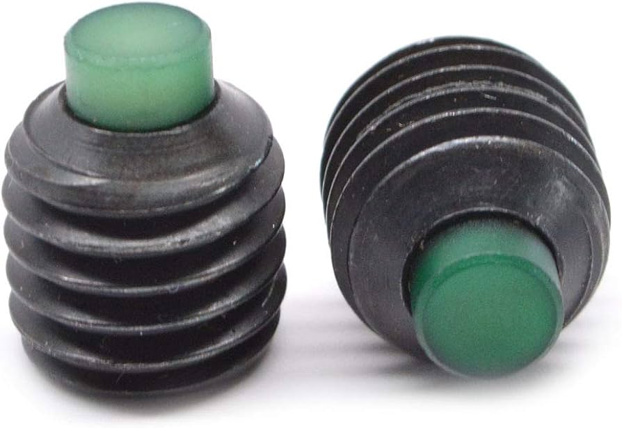 Picture of Brighton Best Br471024 M3-0.50X4 mm Nylon-Tip Socket Set Screws Coarse Alloy